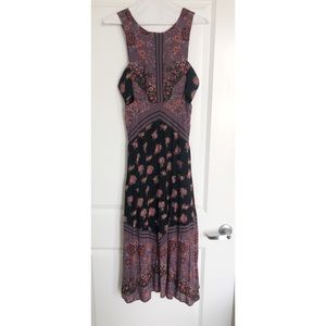 Free People Floral Maxi Dress Size 0